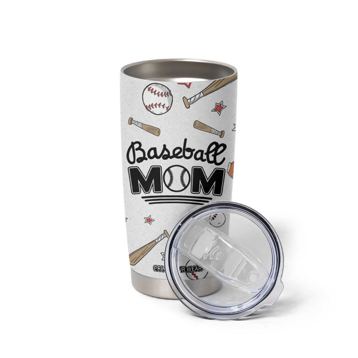 Baseball Mom Tumbler Cup Mothers Day Birthday Gifts from Daughter Son TB10 Print Your Wear