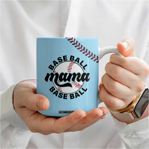 Baseball Mama Coffee Mug Mothers Day Birthday Gifts from Daughter Son TB10 Print Your Wear