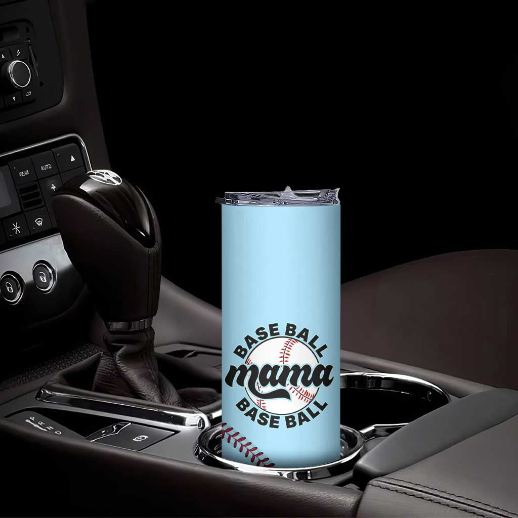 Baseball Mama Skinny Tumbler Mothers Day Birthday Gifts from Daughter Son TB10 Print Your Wear