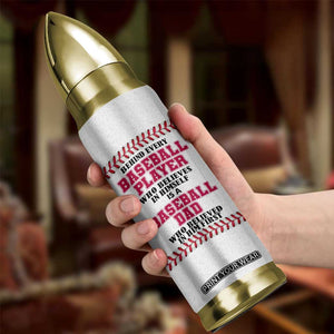 Baseball Dad Bullet Tumbler Funny Father's Day Gift For Dad From Son US Flag TB10 Print Your Wear
