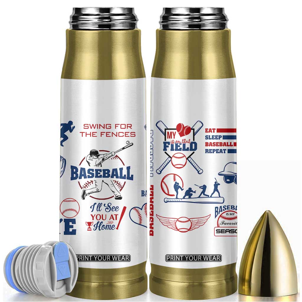 Baseball Players Bullet Tumbler Sports Lovers Coaches Gifts TB10 White Print Your Wear