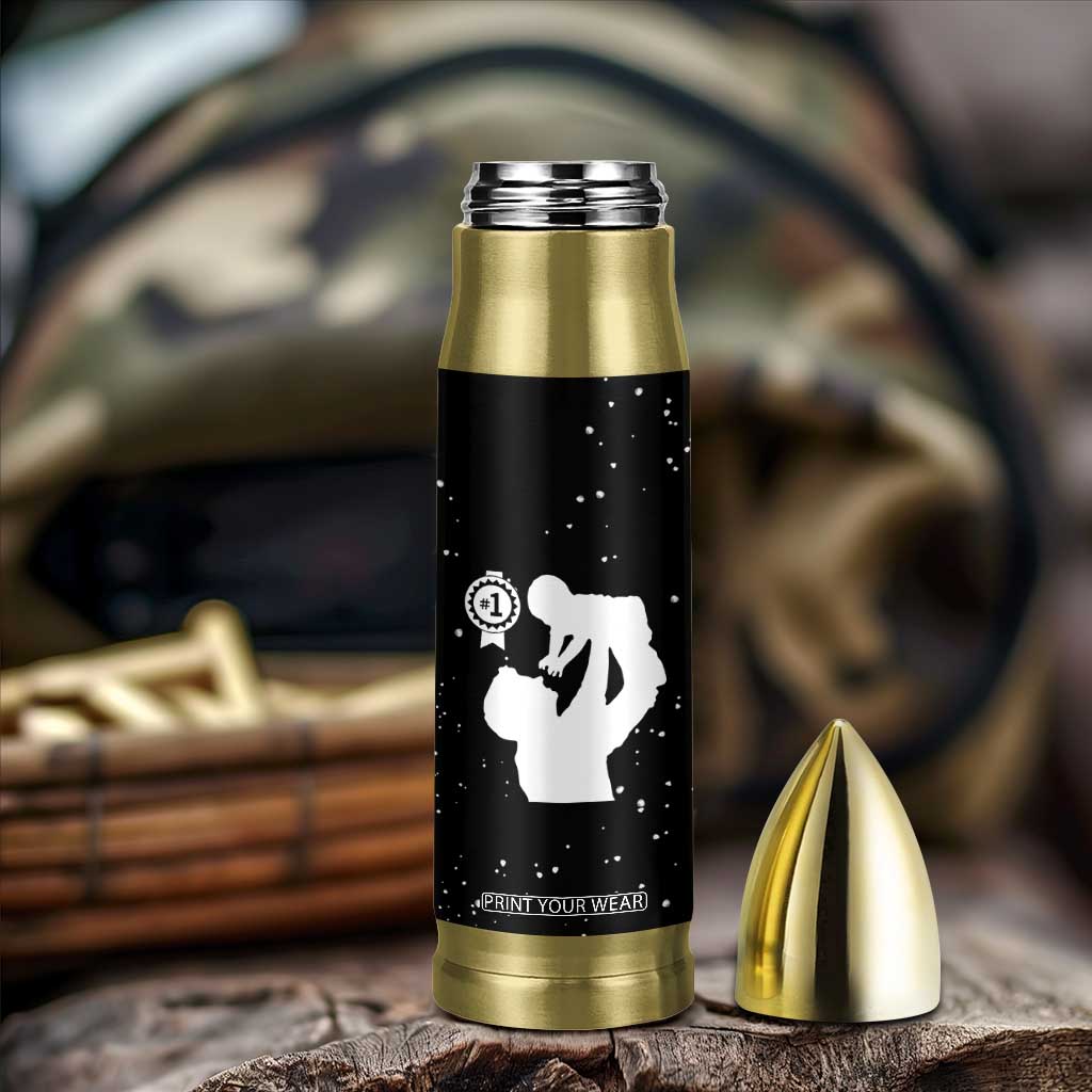 Father's Day Gift For Grandpa Bullet Tumbler Being A Dad is an Honor Being A Papa is Priceless TB10 Print Your Wear