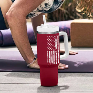 Trump 2024 Tumbler With Handle President 45 47 Whiskey Sytle Red TB10 Print Your Wear