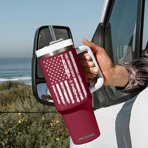 Trump 2024 Tumbler With Handle President 45 47 American Flag Red TB10 Print Your Wear