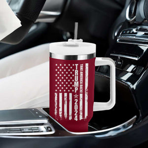 Trump 2024 Tumbler With Handle President 45 47 American Flag Red TB10 Print Your Wear