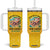Funny Retirement Gifts Tumbler With Handle What Day Is Today? Who Cares? I'm Retired TB10 One Size: 40 oz Yellow Print Your Wear