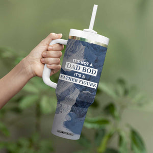 Gifts For Dad Tumbler With Handle Its Not a Dad Bod Its a Father Figure Funny Fathers Day Gift TB10 Print Your Wear