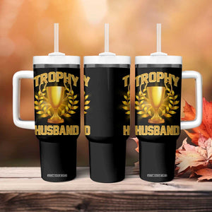 Trophy Husband Tumbler With Handle Anniversary Gift From Wife TB10 Print Your Wear