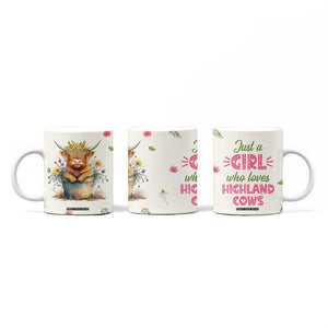 Highland Cow Gifts For Women Coffee Mug Cow Lover Farming Gifts For Cowgirls Farmers TB10 Print Your Wear