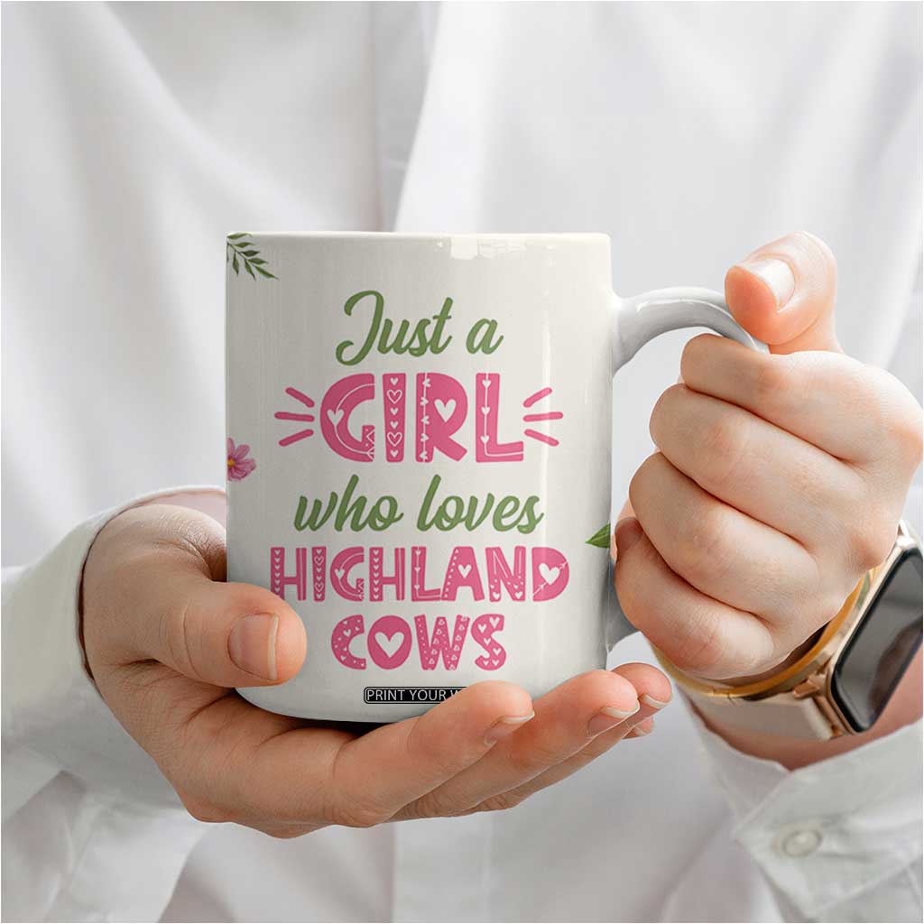 Highland Cow Gifts For Women Coffee Mug Cow Lover Farming Gifts For Cowgirls Farmers TB10 Print Your Wear
