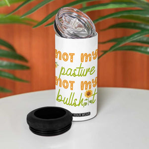 Highland Cow Gifts For Women 4 in 1 Can Cooler Tumbler Funny Cow Gift For Cow Lovers Sunflower TB10 Print Your Wear