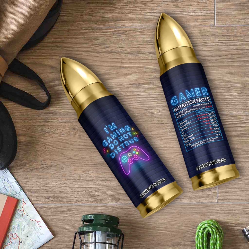 Gaming Gifts Bullet Tumbler Video Game Gamer Gift For Son Teen Boy Girl TB10 Print Your Wear