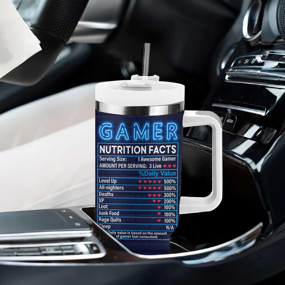 Gaming Gifts Tumbler With Handle Video Game Gamer Gift For Son Teen Boy Girl TB10 Print Your Wear