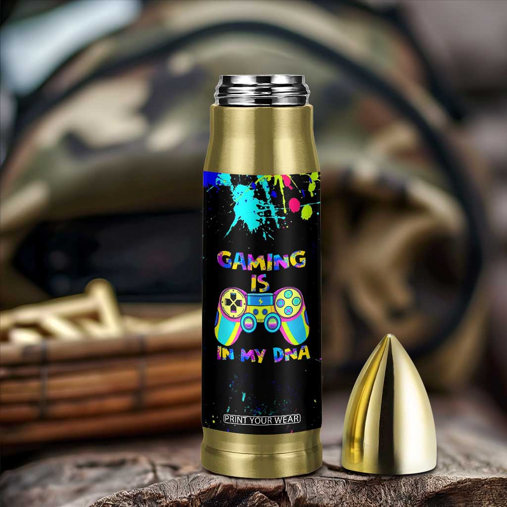 Gaming Gifts Bullet Tumbler Gamer Video Game Controller Colorful Graffiti Skeleton TB10 Print Your Wear