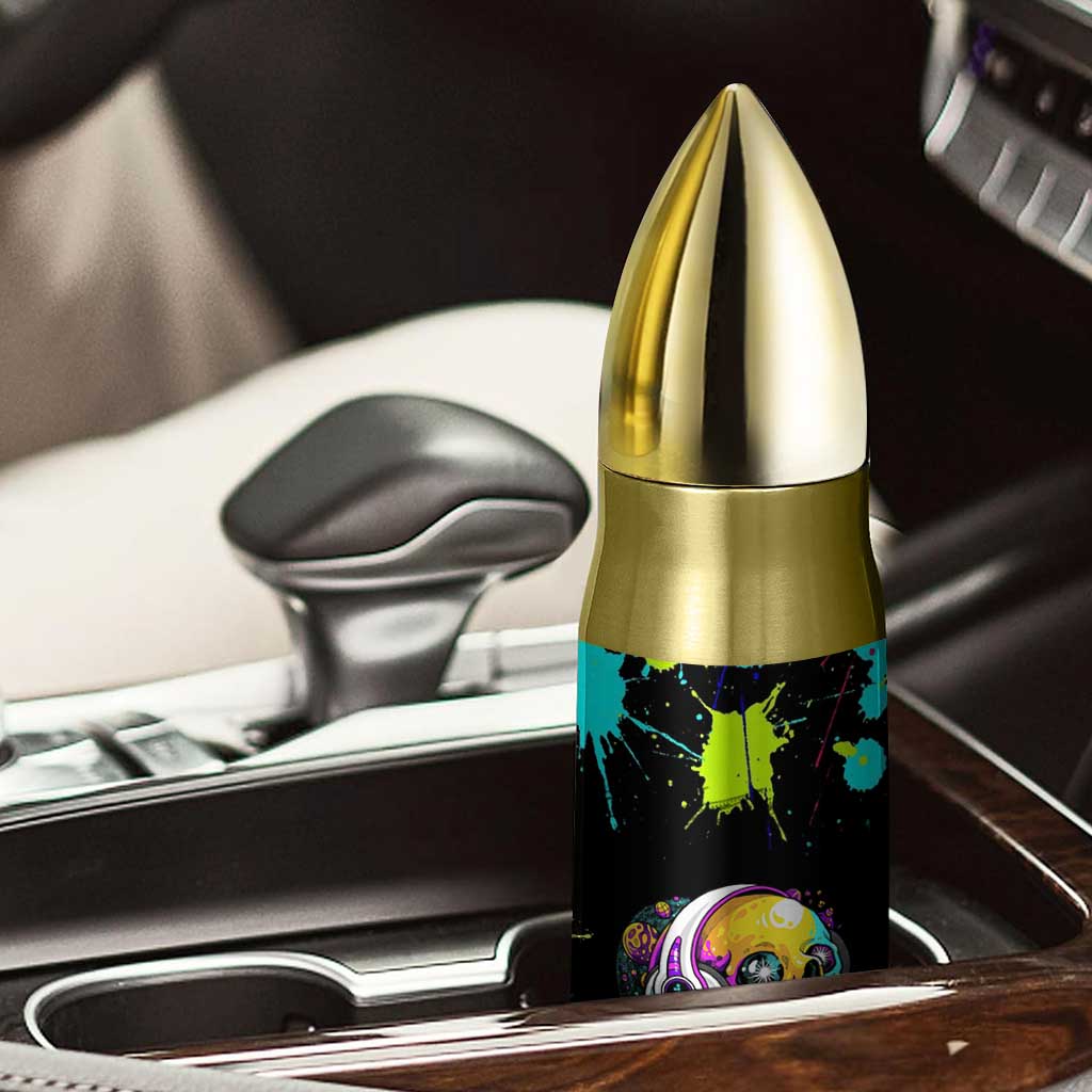 Gaming Gifts Bullet Tumbler Gamer Video Game Controller Colorful Graffiti Skeleton TB10 Print Your Wear