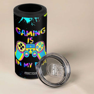 Gaming Gifts 4 in 1 Can Cooler Tumbler Gamer Video Game Controller Colorful Graffiti Skeleton TB10 Print Your Wear