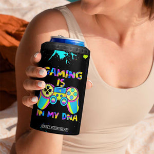 Gaming Gifts 4 in 1 Can Cooler Tumbler Gamer Video Game Controller Colorful Graffiti Skeleton TB10 Print Your Wear