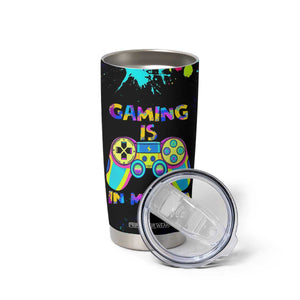 Gaming Gifts Tumbler Cup Gamer Video Game Controller Colorful Graffiti Skeleton TB10 Print Your Wear