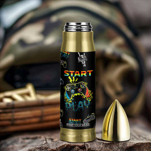 Gaming Gifts For Men Boys Bullet Tumbler Gamer Birthday Gift Gamings Stuff TB10 Print Your Wear