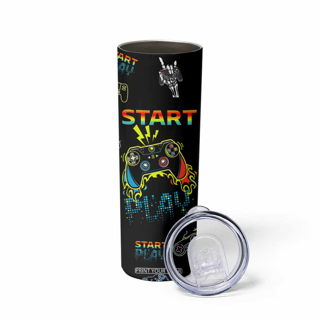 Gaming Gifts For Men Boys Skinny Tumbler Gamer Birthday Gift Gamings Stuff TB10 Print Your Wear