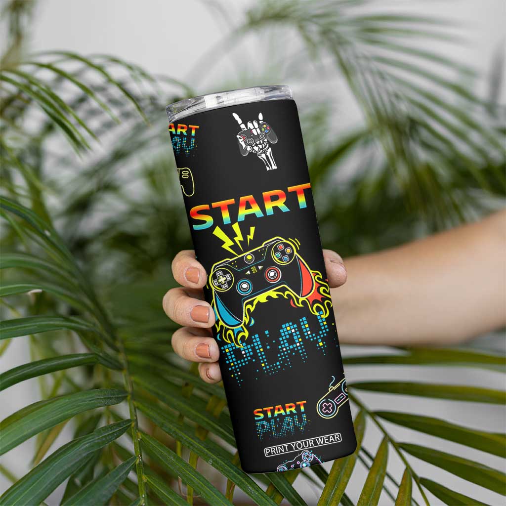 Gaming Gifts For Men Boys Skinny Tumbler Gamer Birthday Gift Gamings Stuff TB10 Print Your Wear