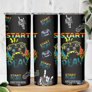 Gaming Gifts For Men Boys Skinny Tumbler Gamer Birthday Gift Gamings Stuff TB10 Print Your Wear