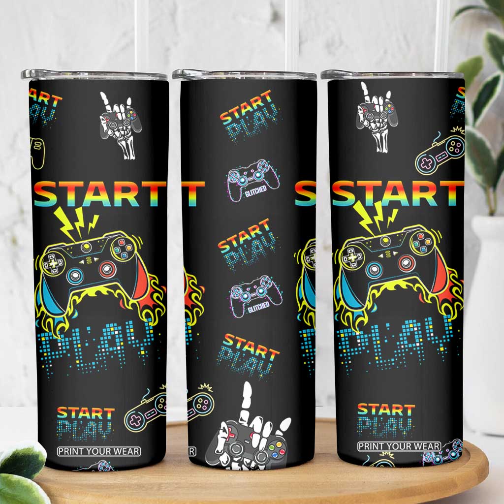 Gaming Gifts For Men Boys Skinny Tumbler Gamer Birthday Gift Gamings Stuff TB10 Print Your Wear