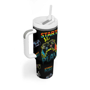 Gaming Gifts For Men Boys Tumbler With Handle Gamer Birthday Gift Gamings Stuff TB10 Print Your Wear