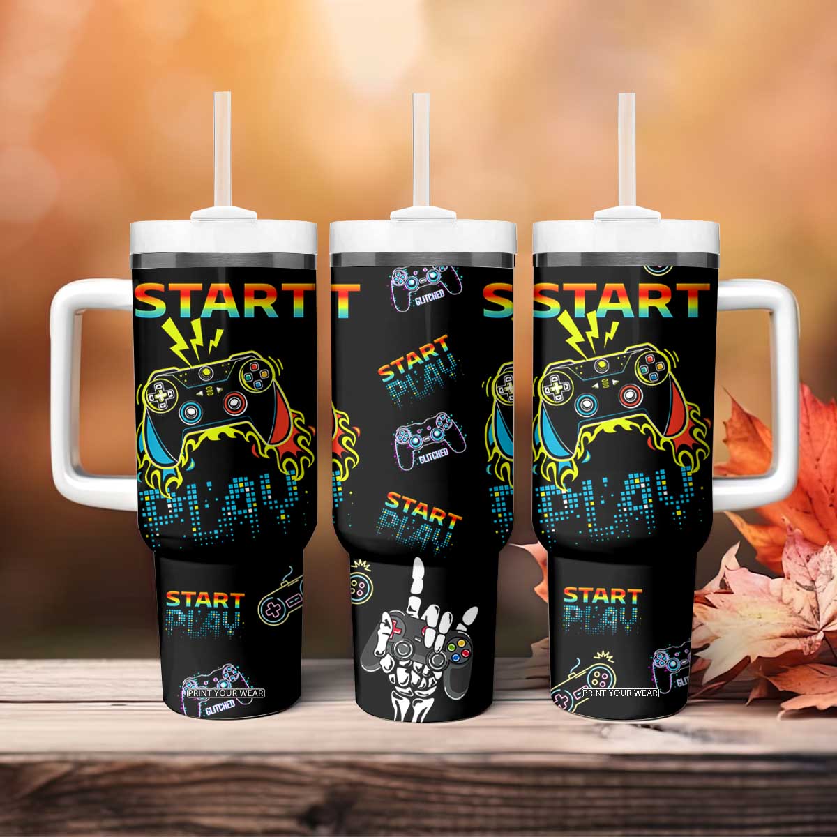 Gaming Gifts For Men Boys Tumbler With Handle Gamer Birthday Gift Gamings Stuff TB10 Print Your Wear