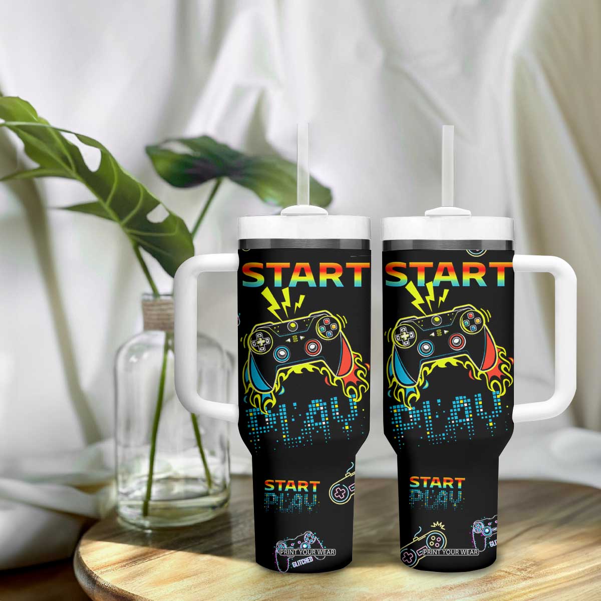 Gaming Gifts For Men Boys Tumbler With Handle Gamer Birthday Gift Gamings Stuff TB10 Print Your Wear