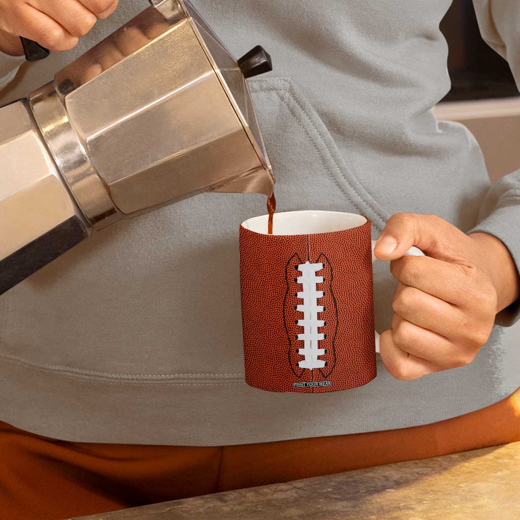 Football Lovers Coffee Mug Touchdown Season American Flag TB10 Print Your Wear