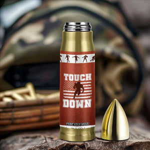 Football Lovers Bullet Tumbler Touchdown Season American Flag TB10 Print Your Wear