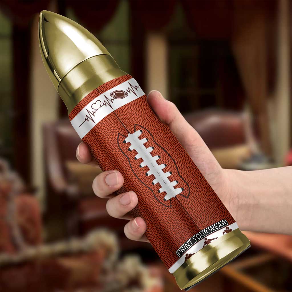 Football Lovers Bullet Tumbler Touchdown Season American Flag TB10 Print Your Wear