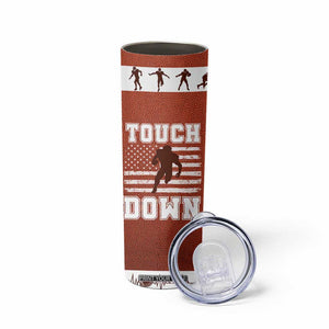 Football Lovers Skinny Tumbler Touchdown Season American Flag TB10 Print Your Wear