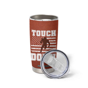Football Lovers Tumbler Cup Touchdown Season American Flag TB10 Print Your Wear