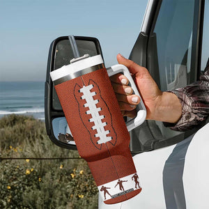 Football Lovers Tumbler With Handle Touchdown Season American Flag TB10 Print Your Wear