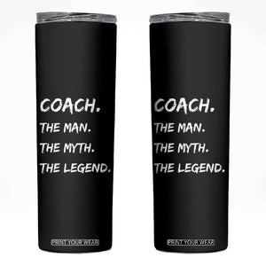 Coach Appreciation Gifts Skinny Tumbler Thank You Coach Coaches Gifts TB10 Black Print Your Wear