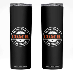 Coach Appreciation Gifts Skinny Tumbler Thank You Coach Coaches Retirement Birthday Present Ideas TB10 Black Print Your Wear