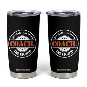Coach Appreciation Gifts Tumbler Cup Thank You Coach Coaches Retirement Birthday Present Ideas TB10 Black Print Your Wear