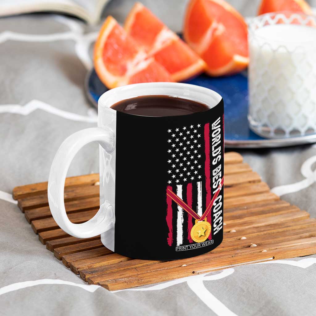 Best Coach Appreciation Gifts Coffee Mug Thank You Coach Coaches Appreciation Gifts US Flag TB10 Print Your Wear
