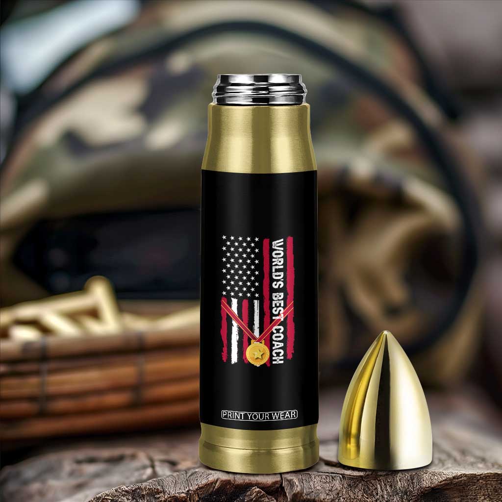 Best Coach Appreciation Gifts Bullet Tumbler Thank You Coach Coaches Appreciation Gifts US Flag TB10 Print Your Wear