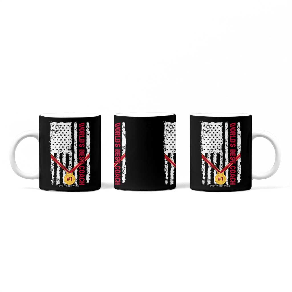 Coach Gifts Coffee Mug World's Best Coach Appreciation Gifts US Flag TB10 Print Your Wear