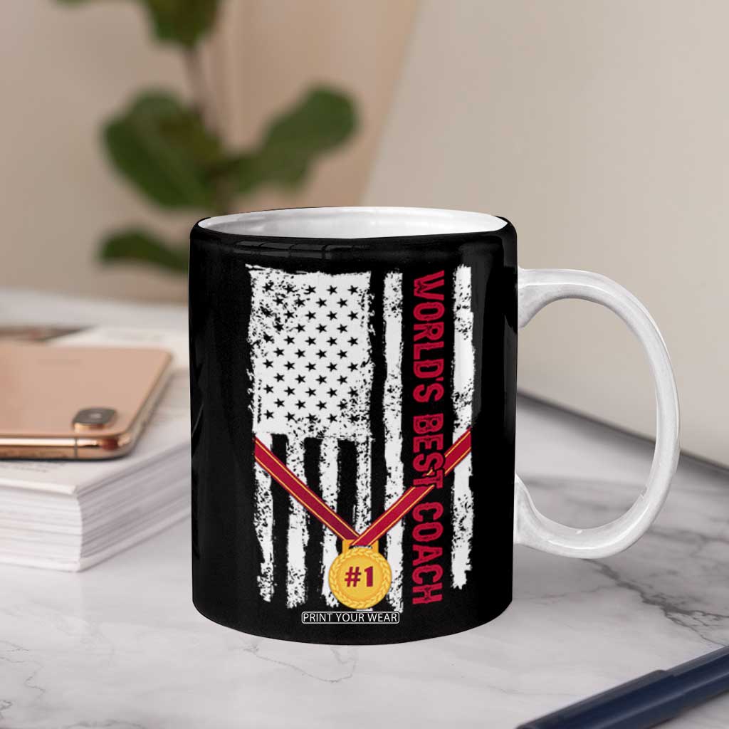 Coach Gifts Coffee Mug World's Best Coach Appreciation Gifts US Flag TB10 Print Your Wear