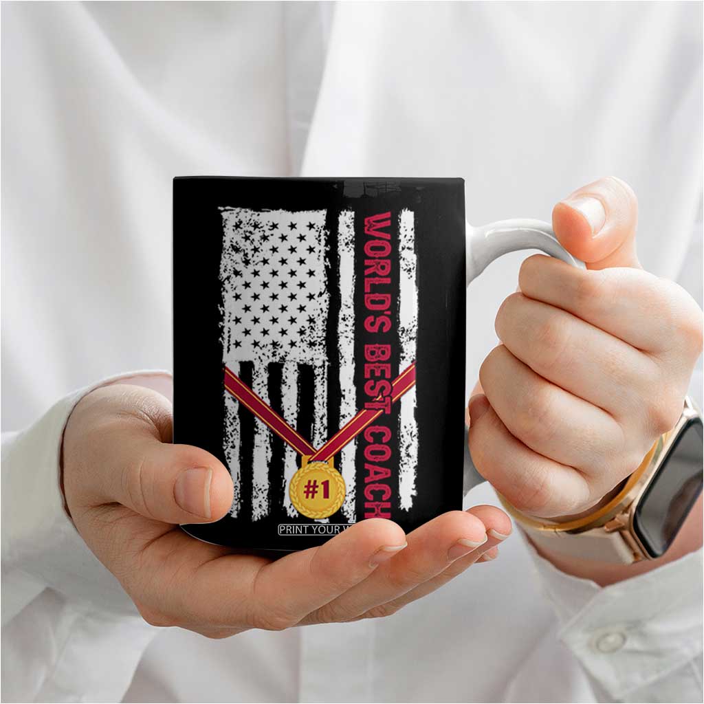 Coach Gifts Coffee Mug World's Best Coach Appreciation Gifts US Flag TB10 Print Your Wear