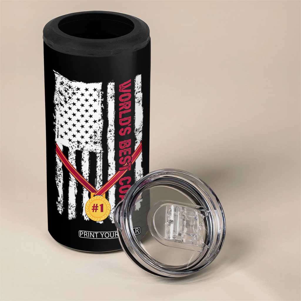 Coach Gifts 4 in 1 Can Cooler Tumbler World's Best Coach Appreciation Gifts US Flag TB10 Print Your Wear