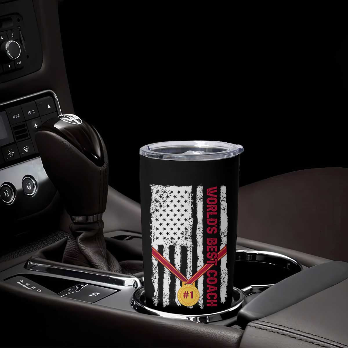 Coach Gifts Tumbler Cup World's Best Coach Appreciation Gifts US Flag TB10 Print Your Wear