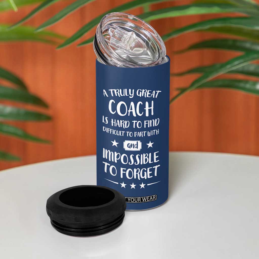Coach Gifts 4 in 1 Can Cooler Tumbler Soccer Softball Basketball Football Coachs Appreciation Gift TB10 Print Your Wear