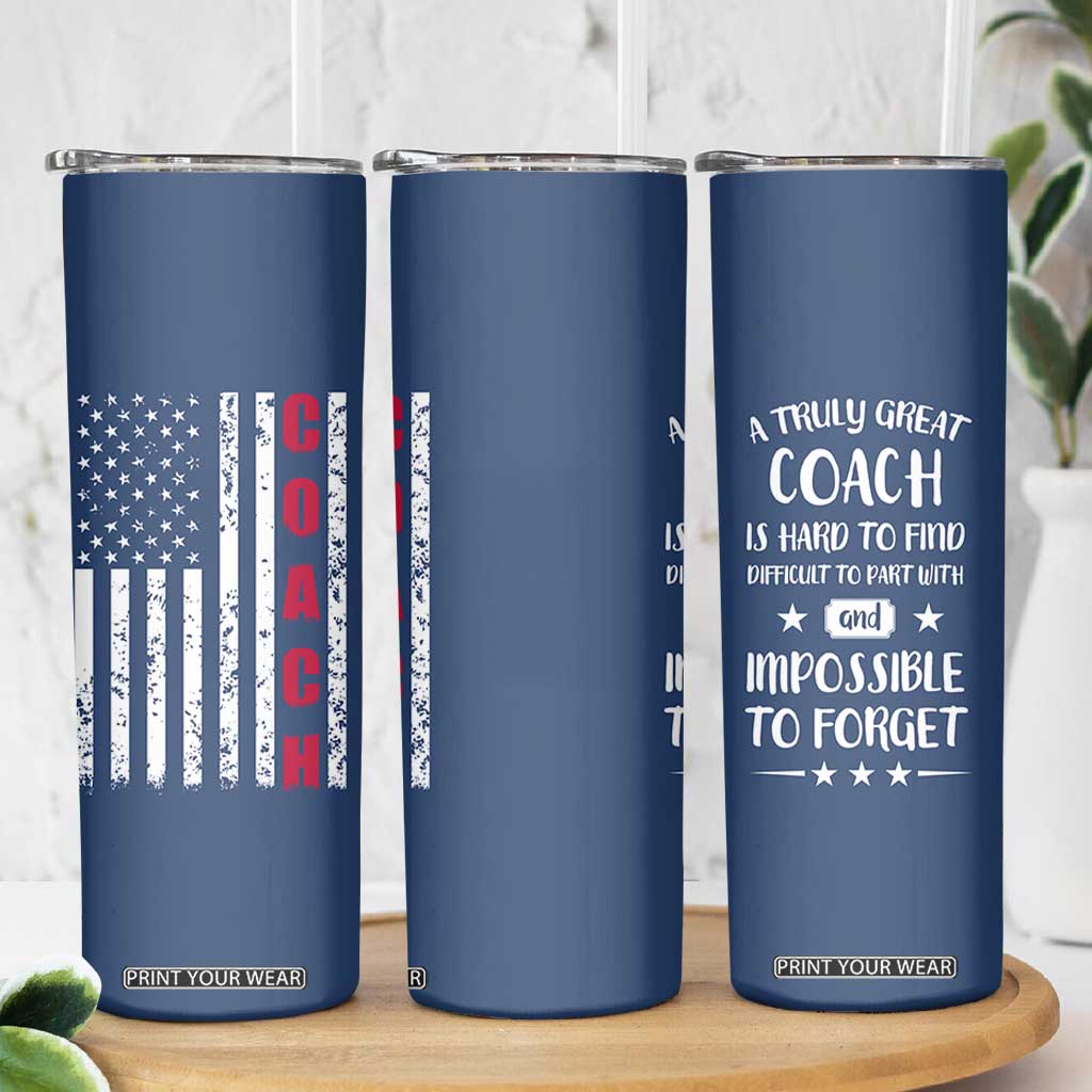 Coach Gifts Skinny Tumbler Soccer Softball Basketball Football Coachs Appreciation Gift TB10 Print Your Wear