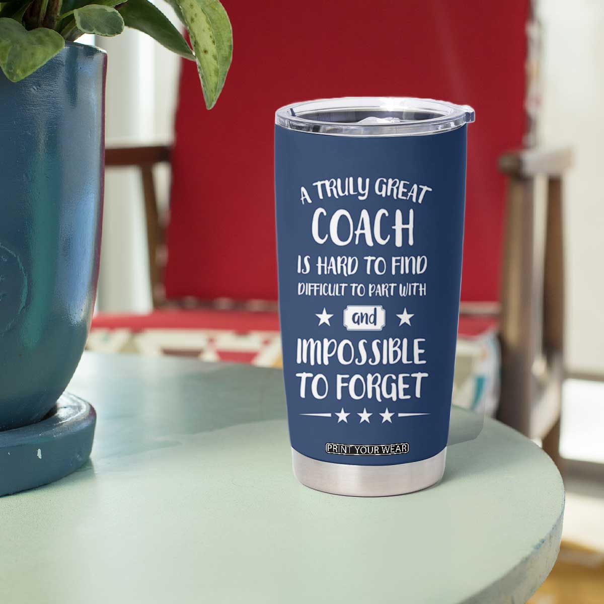 Coach Gifts Tumbler Cup Soccer Softball Basketball Football Coachs Appreciation Gift TB10 Print Your Wear