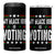 Harris Walz 2024 Election 4 in 1 Can Cooler Tumbler My Black Job Is Voting Democracy TB10 One Size: 16 oz Black Print Your Wear